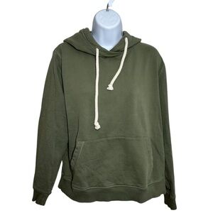 PACT Green Hoodie Sweatshirt Organic Cotton Small